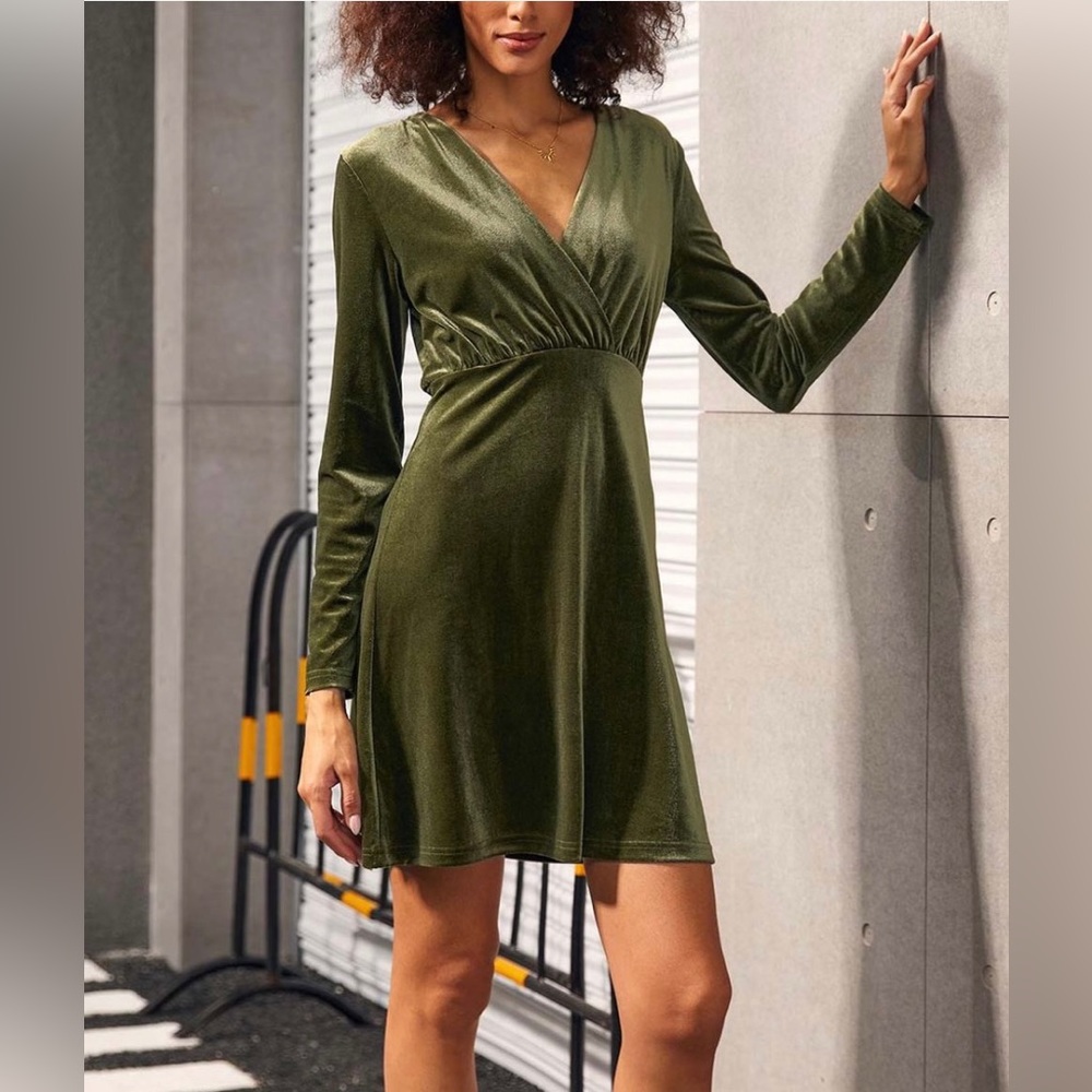 New LUUKSE olive green dress